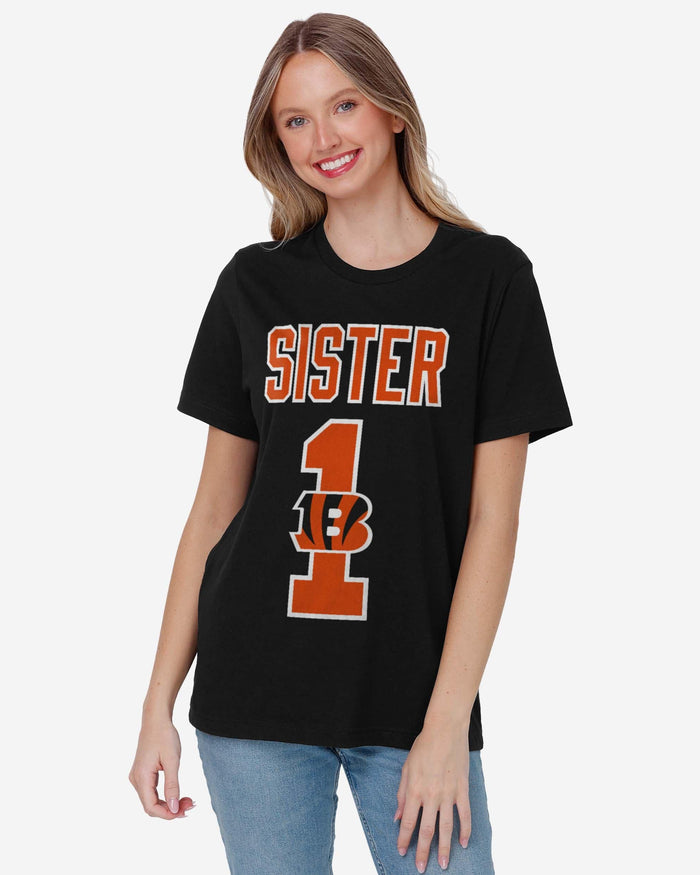 Cincinnati Bengals Number 1 Sister T-Shirt FOCO - FOCO.com