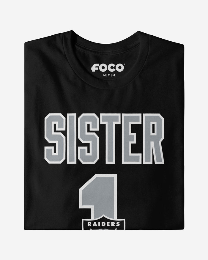 Las Vegas Raiders Number 1 Sister T-Shirt FOCO - FOCO.com