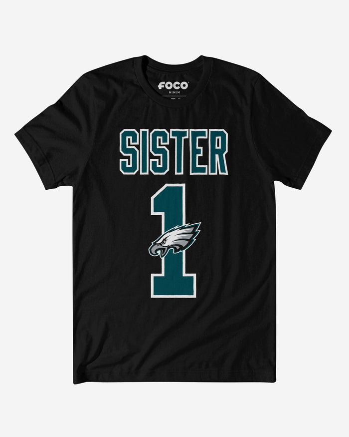 Philadelphia Eagles Number 1 Sister T-Shirt FOCO S - FOCO.com