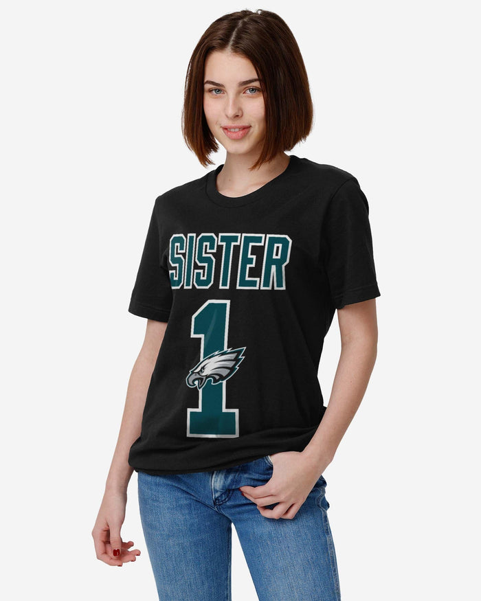 Philadelphia Eagles Number 1 Sister T-Shirt FOCO - FOCO.com