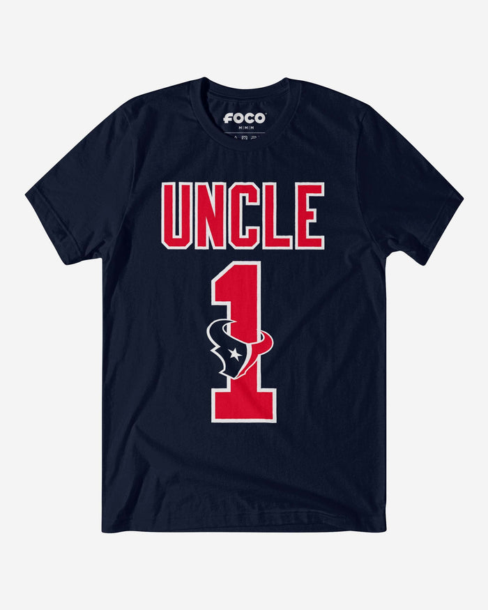 Houston Texans Number 1 Uncle T-Shirt FOCO S - FOCO.com