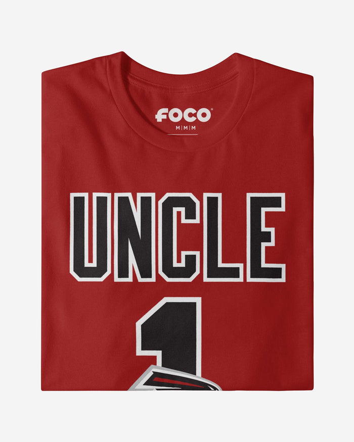 Atlanta Falcons Number 1 Uncle T-Shirt FOCO - FOCO.com