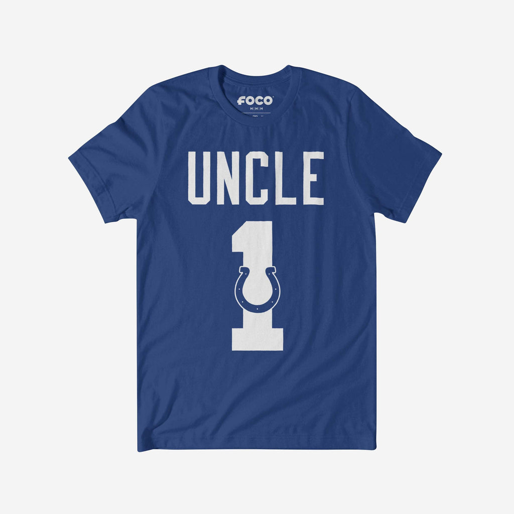 Indianapolis Colts Number 1 Uncle T-Shirt FOCO S - FOCO.com