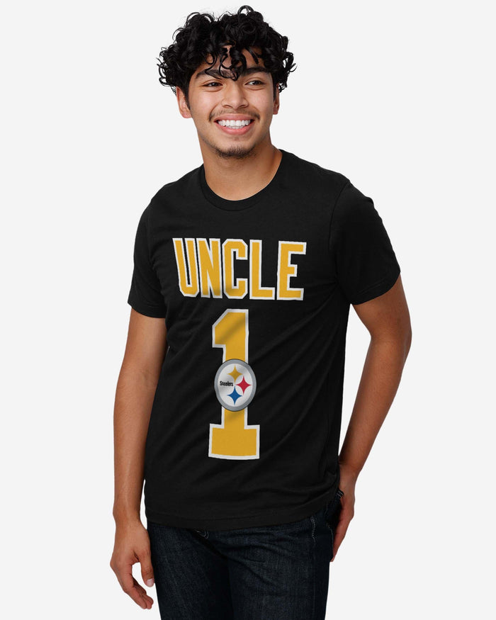 Pittsburgh Steelers Number 1 Uncle T-Shirt FOCO - FOCO.com