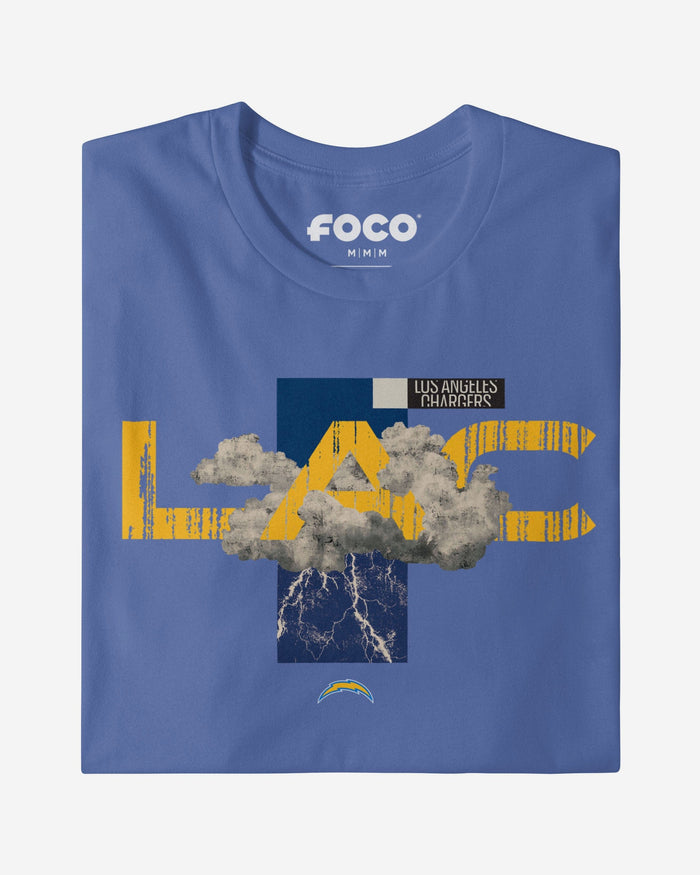Los Angeles Chargers 2025 NFL Draft Cluster T-Shirt FOCO - FOCO.com