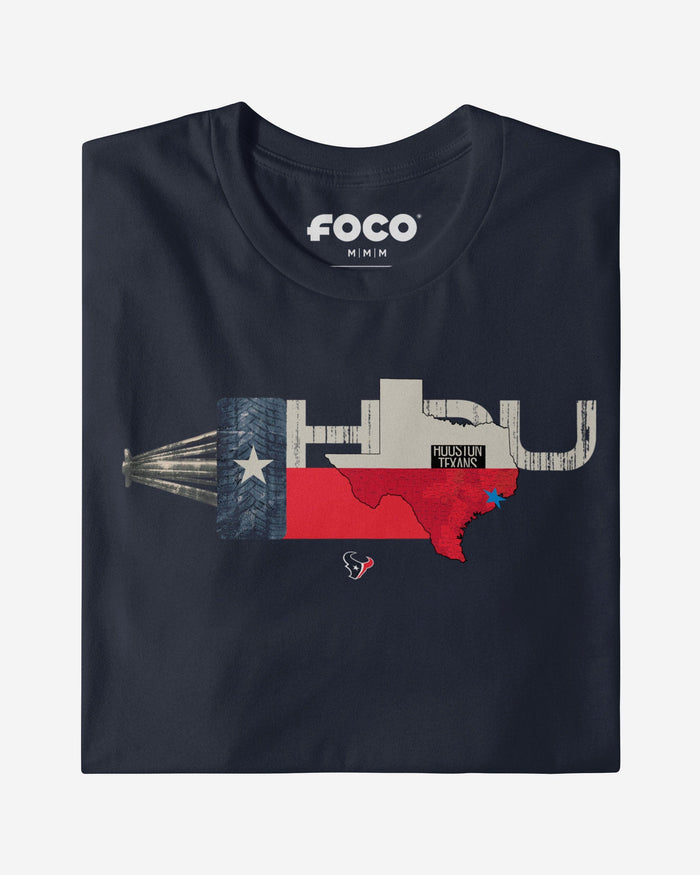 Houston Texans 2025 NFL Draft Cluster T-Shirt FOCO - FOCO.com