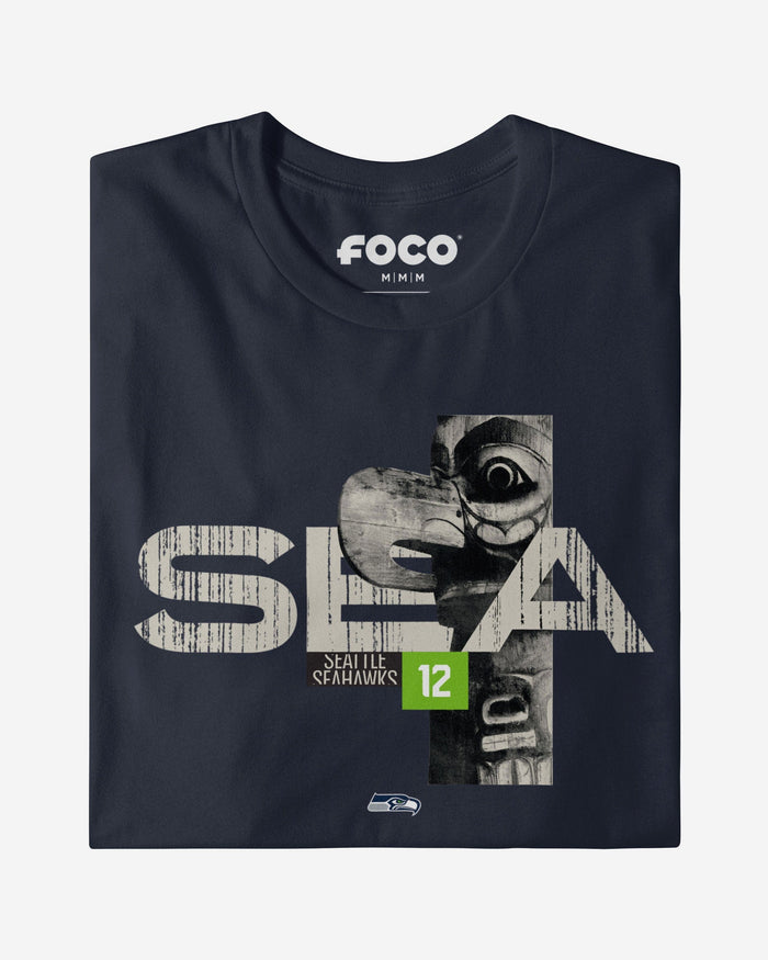 Seattle Seahawks 2025 NFL Draft Cluster T-Shirt FOCO - FOCO.com