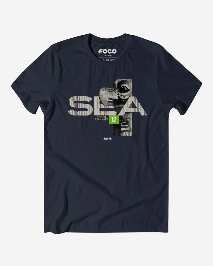 Seattle Seahawks 2025 NFL Draft Cluster T-Shirt FOCO S - FOCO.com