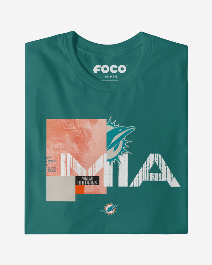 Miami Dolphins 2025 NFL Draft Cluster T-Shirt FOCO - FOCO.com