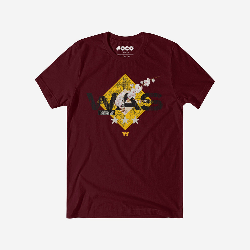 Washington Commanders 2025 NFL Draft Cluster T-Shirt FOCO S - FOCO.com