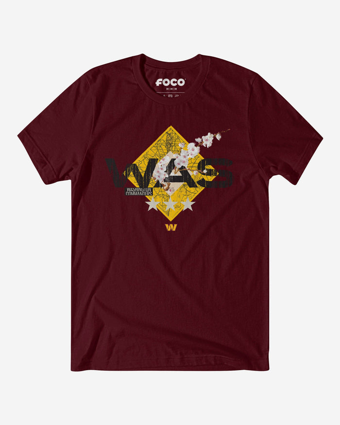 Washington Commanders 2025 NFL Draft Cluster T-Shirt FOCO S - FOCO.com