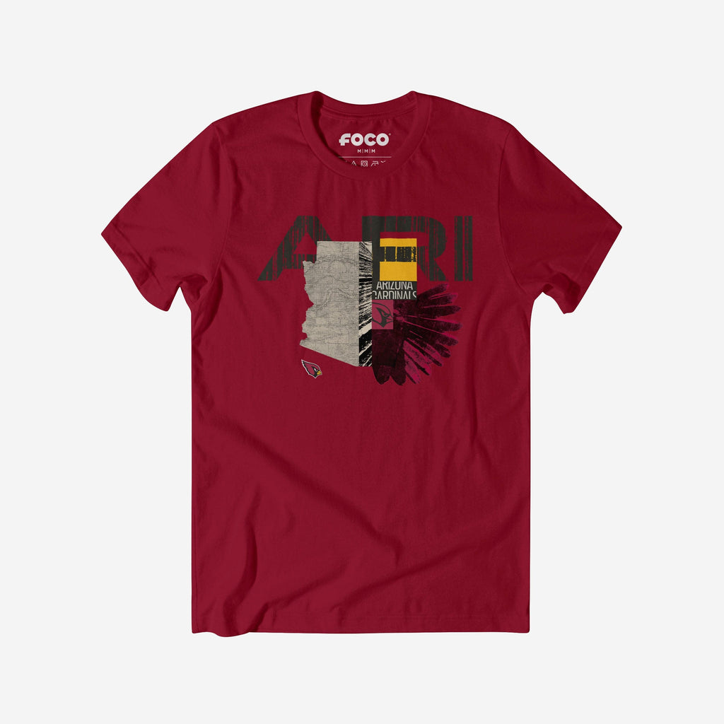 Arizona Cardinals 2025 NFL Draft Cluster T-Shirt FOCO S - FOCO.com