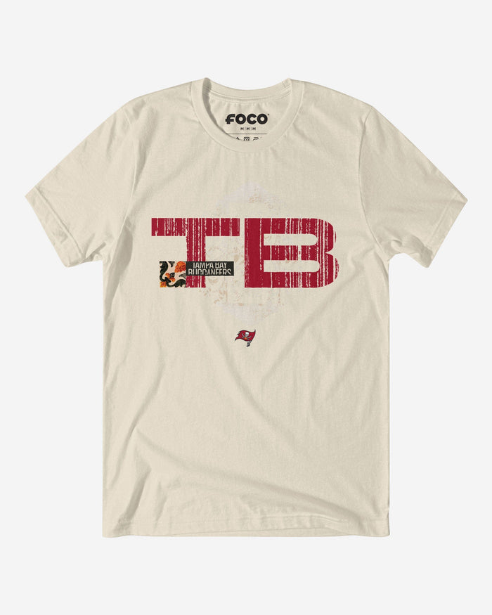Tampa Bay Buccaneers 2025 NFL Draft Cluster T-Shirt FOCO Natural S - FOCO.com