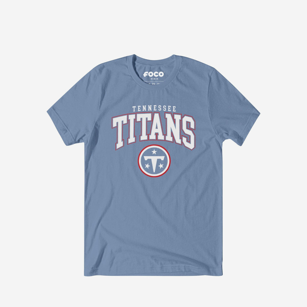 Tennessee Titans Classic Logo T-Shirt FOCO Carolina Blue S - FOCO.com