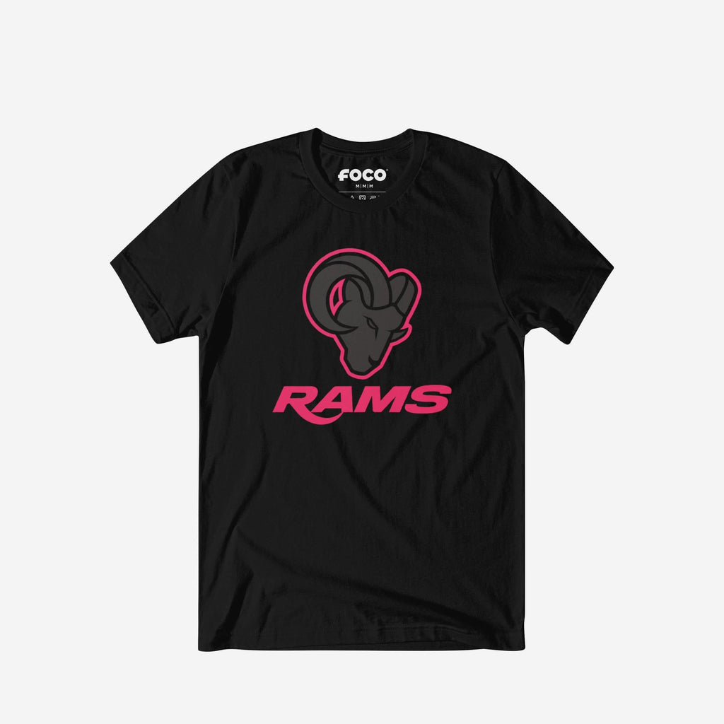 Los Angeles Rams Highlight Reel T-Shirt FOCO Black/Neon Pink S - FOCO.com