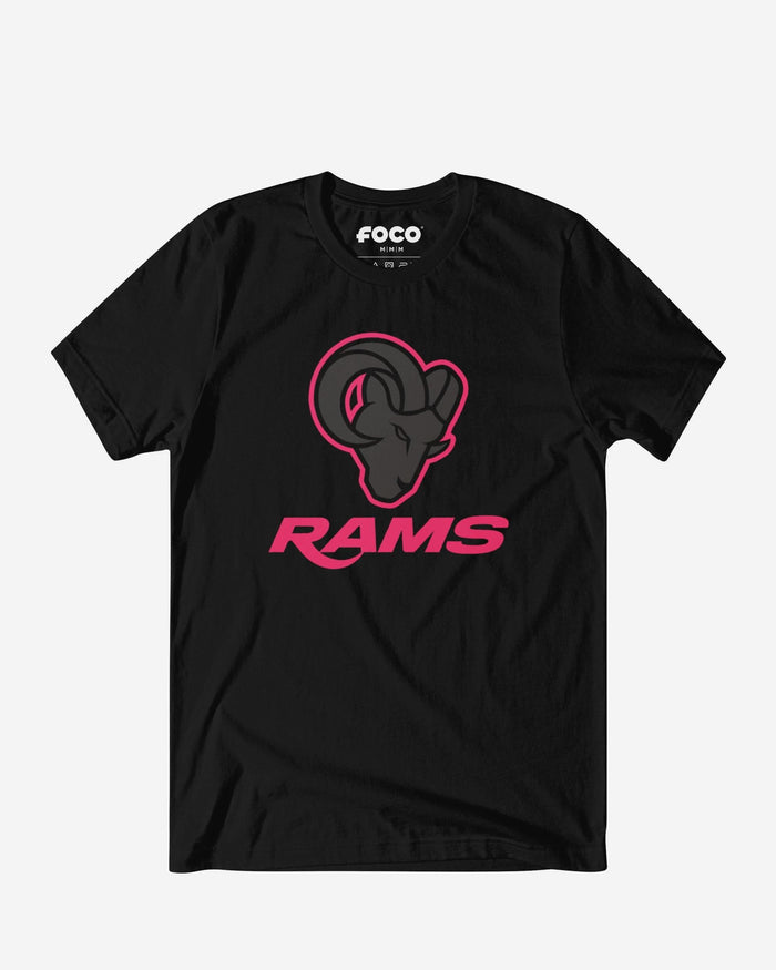 Los Angeles Rams Highlight Reel T-Shirt FOCO Black/Neon Pink S - FOCO.com