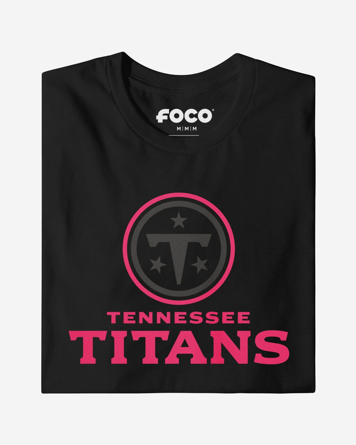 Tennessee Titans Highlight Reel T-Shirt FOCO Black/Neon Pink S - FOCO.com