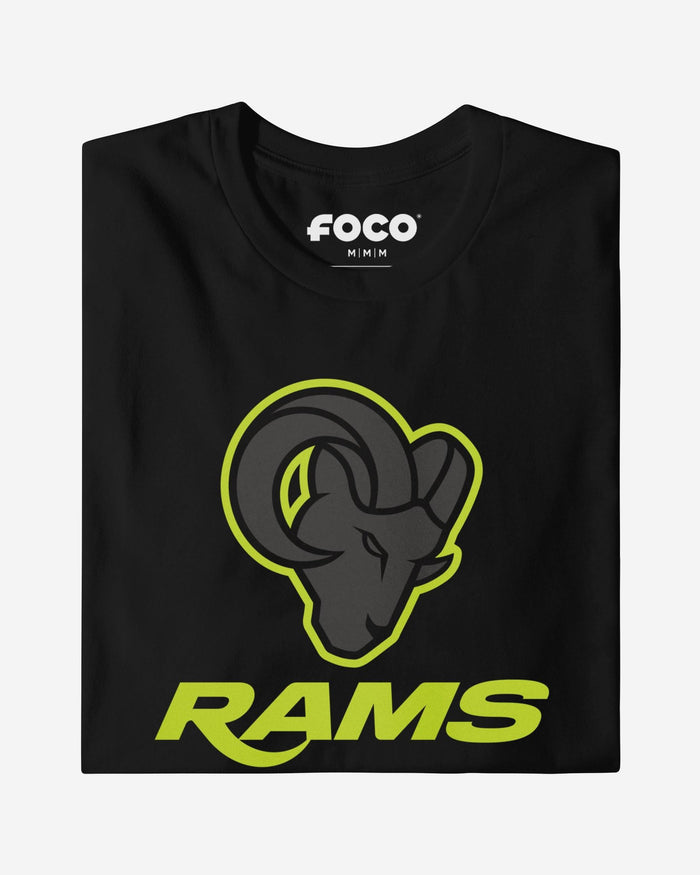 Los Angeles Rams Highlight Reel T-Shirt FOCO Black/Neon Pink S - FOCO.com