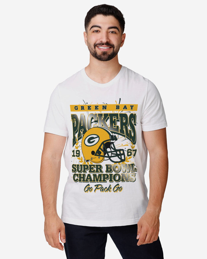 Green Bay Packers Super Bowl II Champions T-Shirt FOCO - FOCO.com