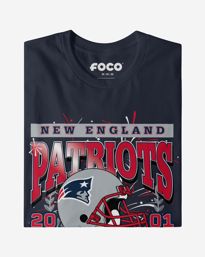 New England Patriots Super Bowl XXXVI Champions T-Shirt FOCO - FOCO.com