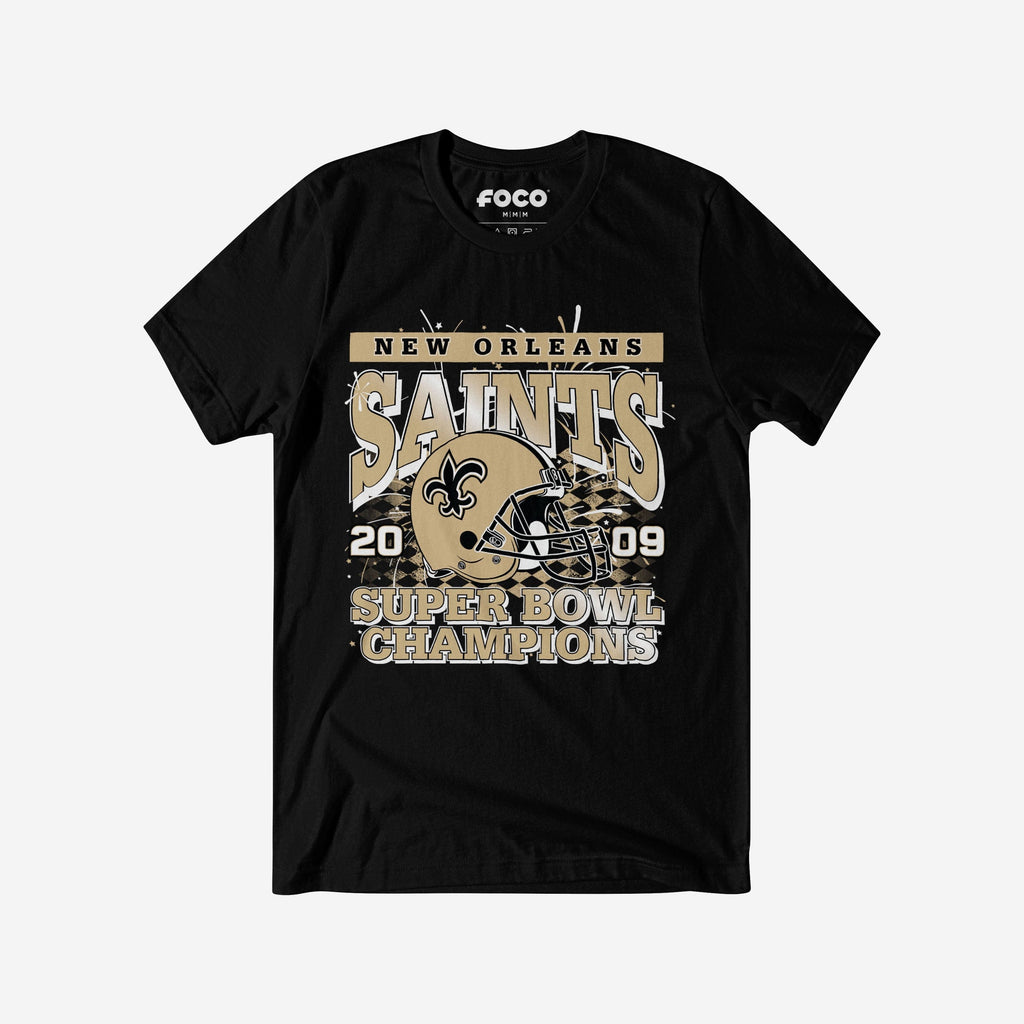 New Orleans Saints Super Bowl XLIV Champions T-Shirt FOCO S - FOCO.com