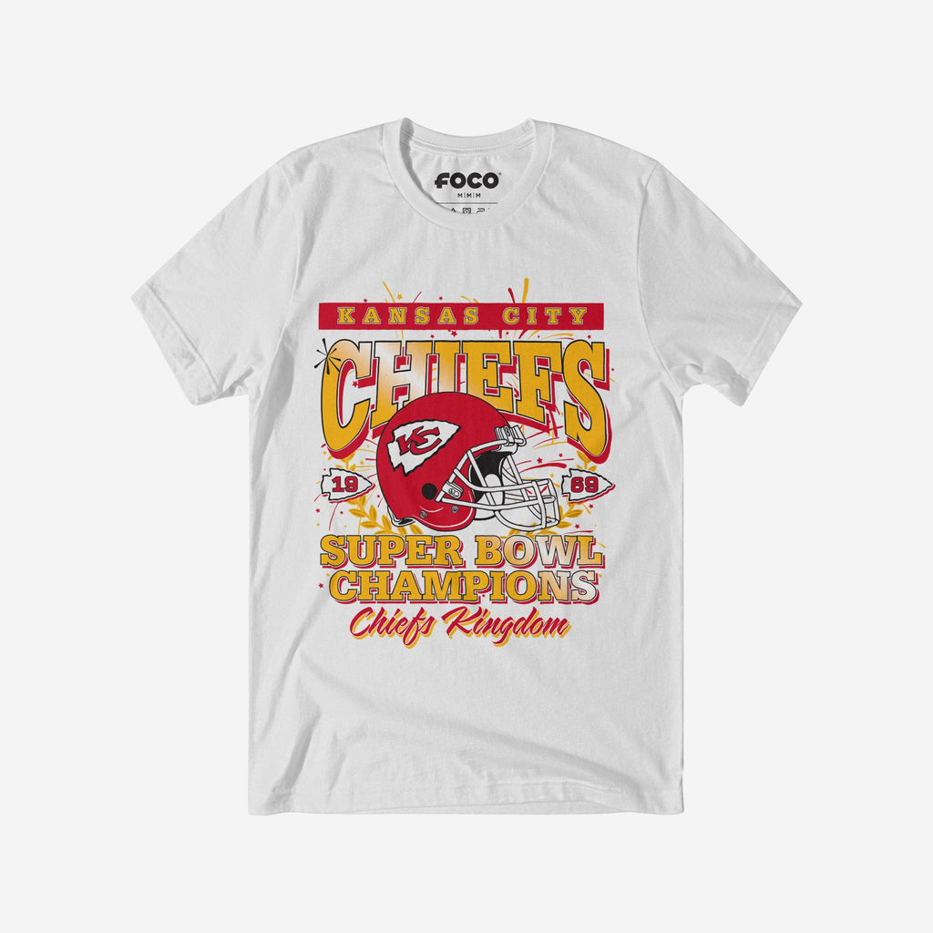 Kansas City Chiefs Super Bowl Commemorative T-Shirt FOCO S - FOCO.com