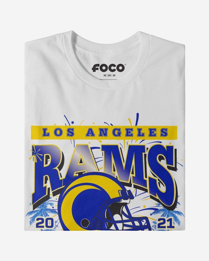 Los Angeles Rams Super Bowl LVI Champions T-Shirt FOCO - FOCO.com