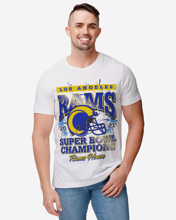 Los Angeles Rams Super Bowl LVI Champions T-Shirt FOCO - FOCO.com