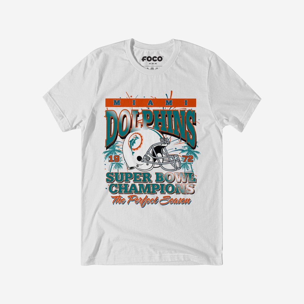 Miami Dolphins Super Bowl VII Champions T-Shirt FOCO S - FOCO.com