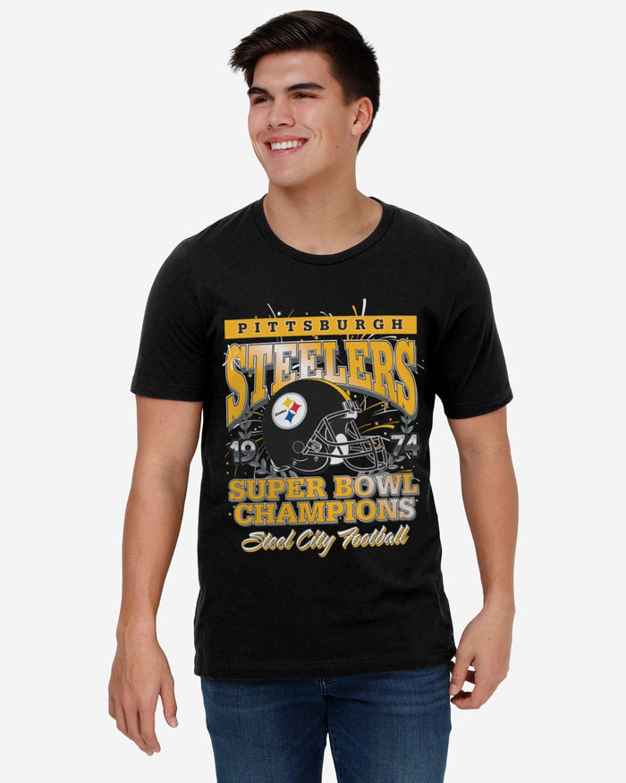 Pittsburgh Steelers Super Bowl IX Champions T-Shirt FOCO - FOCO.com