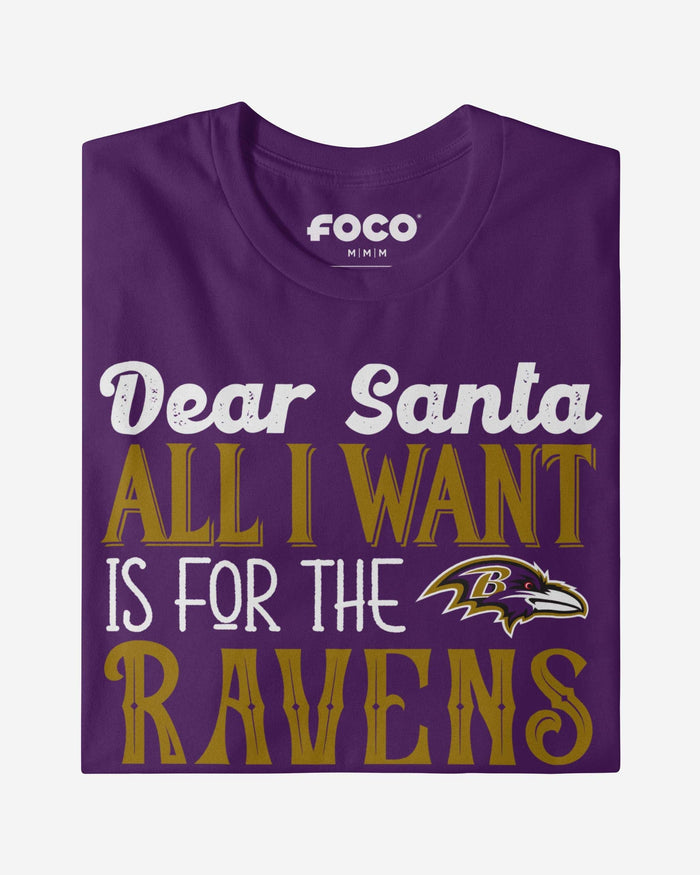 Baltimore Ravens All I Want T-Shirt FOCO - FOCO.com