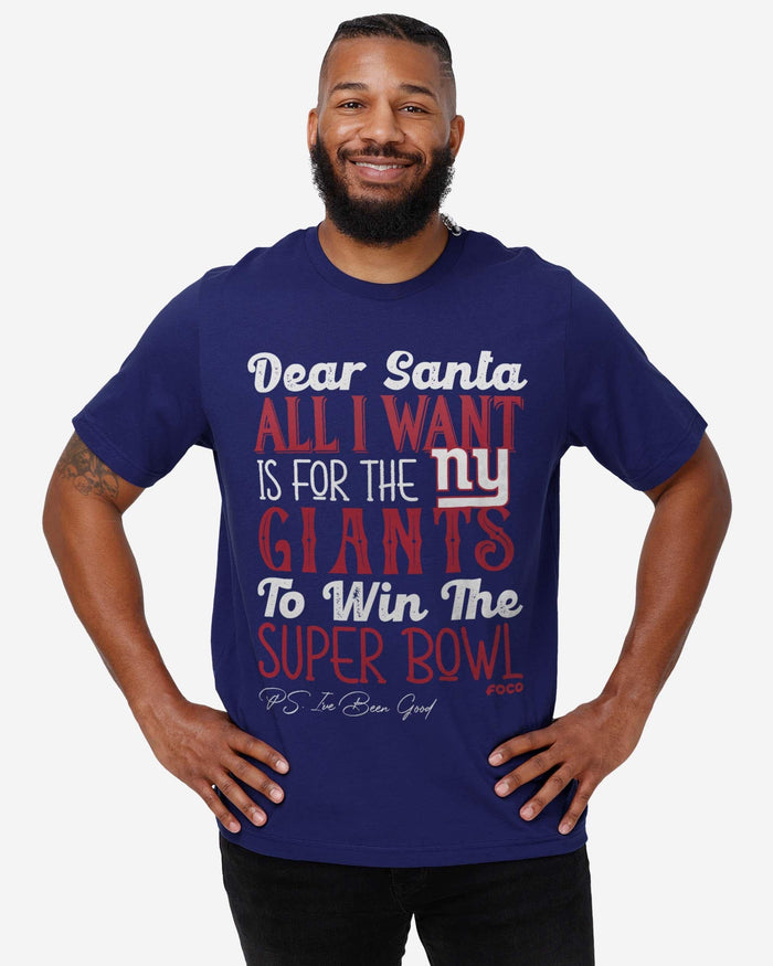 New York Giants All I Want T-Shirt FOCO - FOCO.com