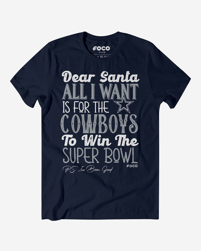 Dallas Cowboys All I Want T-Shirt FOCO S - FOCO.com