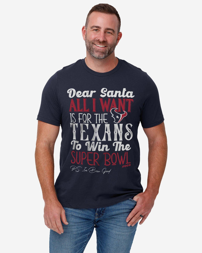 Houston Texans All I Want T-Shirt FOCO - FOCO.com