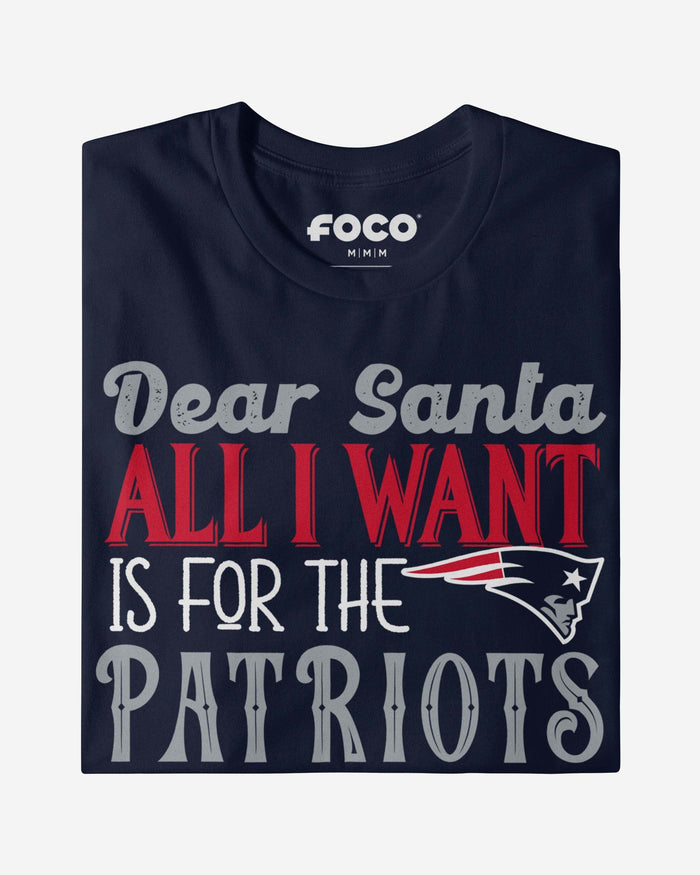 New England Patriots All I Want T-Shirt FOCO - FOCO.com