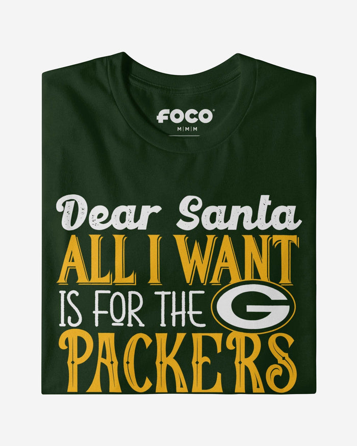 Green Bay Packers All I Want T-Shirt FOCO - FOCO.com