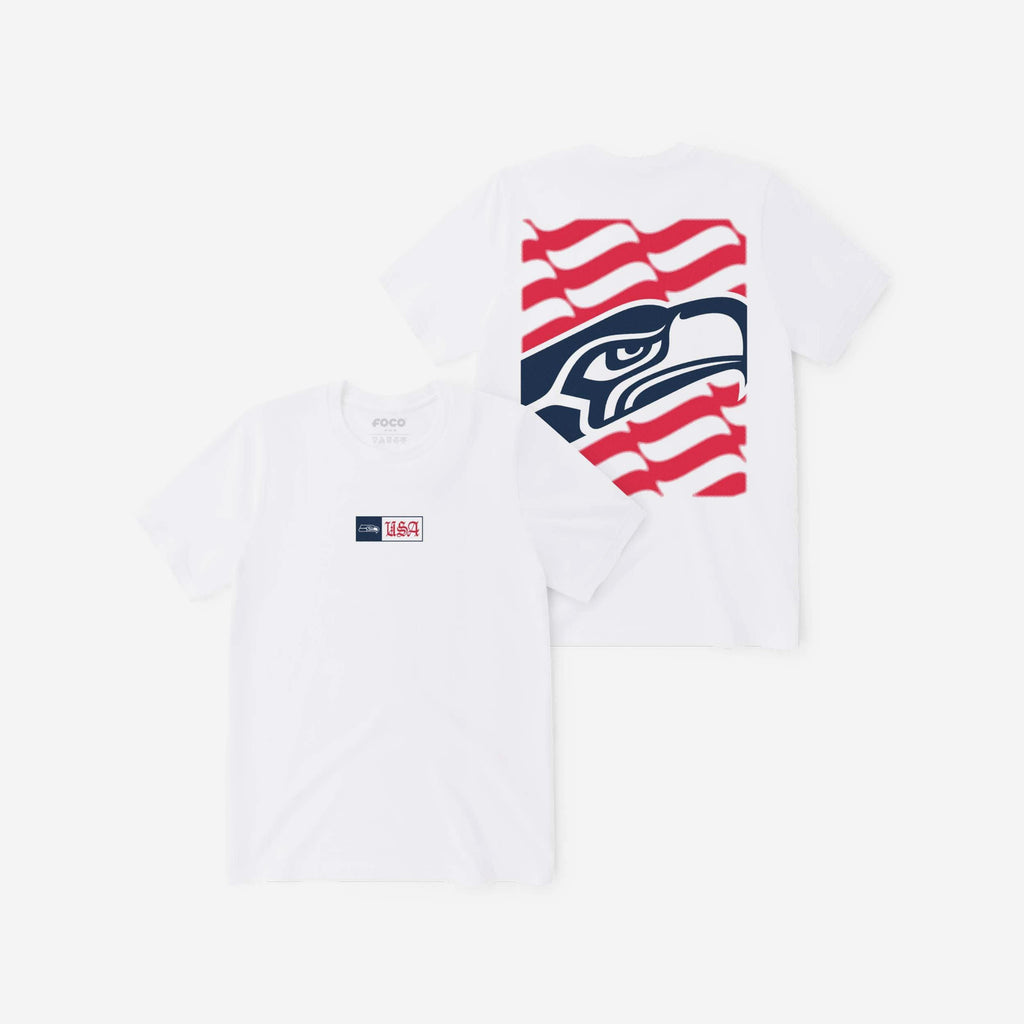 Seattle Seahawks American Heritage T-Shirt FOCO S - FOCO.com