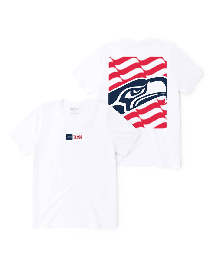 Seattle Seahawks American Heritage T-Shirt FOCO S - FOCO.com