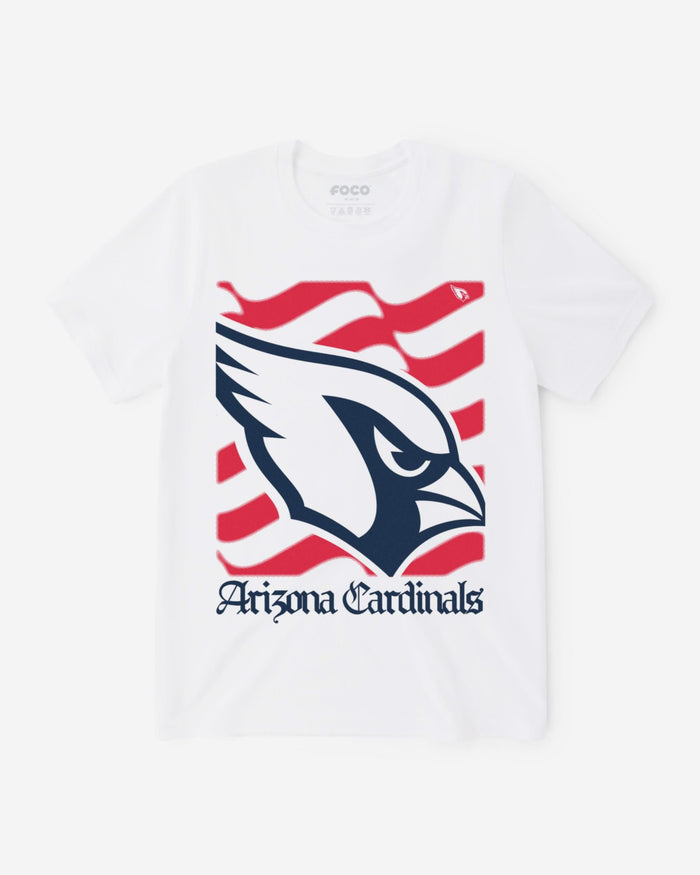 Arizona Cardinals American Heritage Wordmark T-Shirt FOCO S - FOCO.com