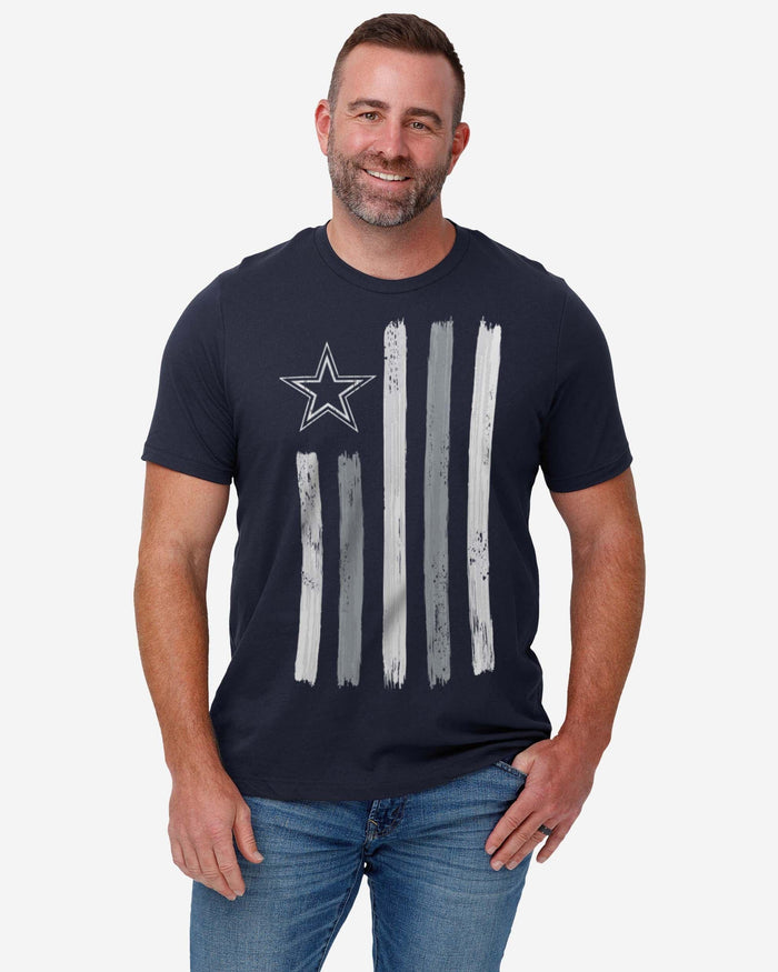 Dallas Cowboys Brushstroke Flag T-Shirt FOCO - FOCO.com