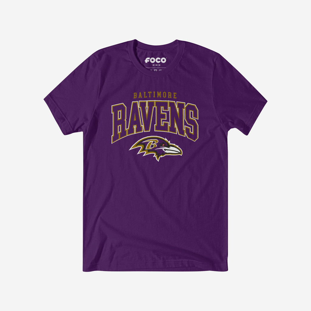 Baltimore Ravens Classic Logo T-Shirt FOCO Team Purple S - FOCO.com