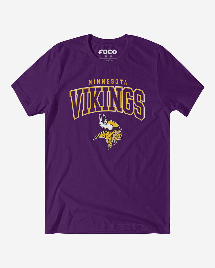 Minnesota Vikings Classic Logo T-Shirt FOCO Team Purple S - FOCO.com