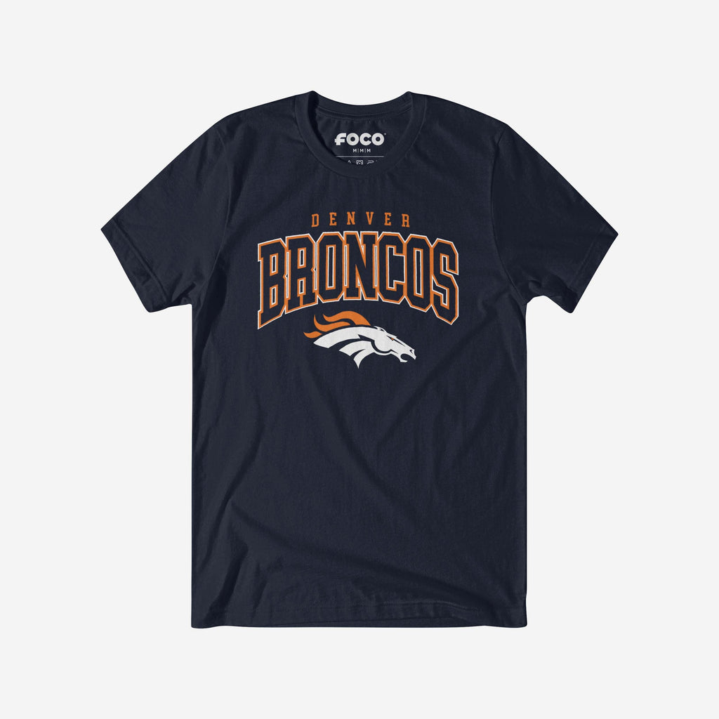 Denver Broncos Classic Logo T-Shirt FOCO Navy S - FOCO.com