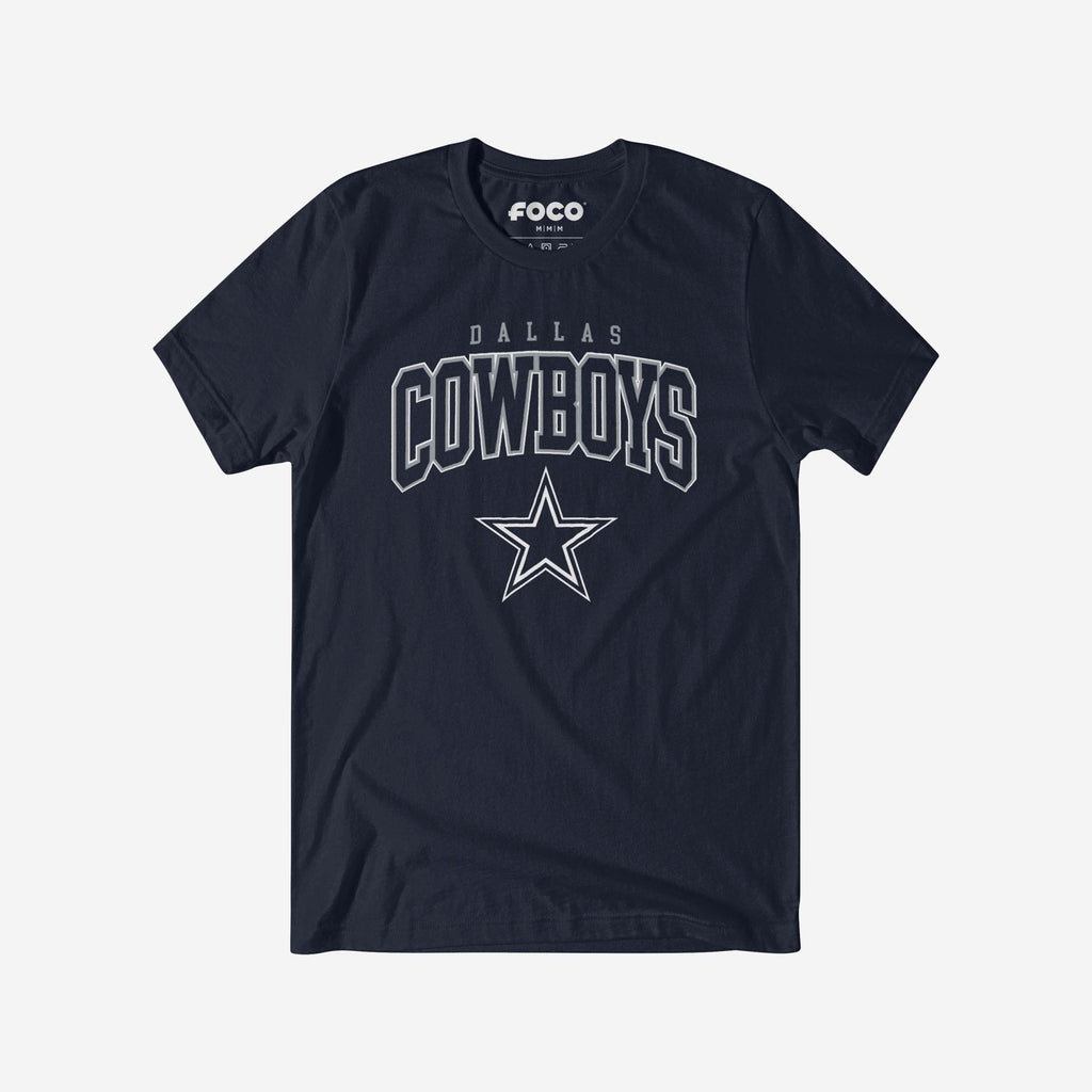 Dallas Cowboys Classic Logo T-Shirt FOCO Navy S - FOCO.com