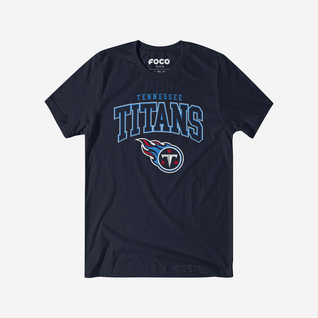 Tennessee Titans Classic Logo T-Shirt FOCO Navy S - FOCO.com