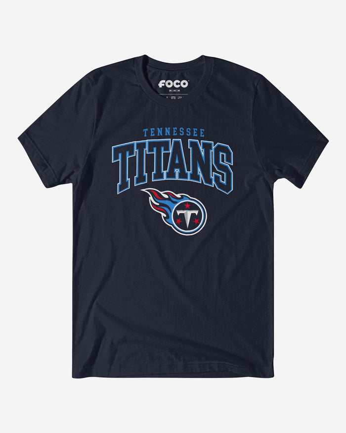 Tennessee Titans Classic Logo T-Shirt FOCO Navy S - FOCO.com