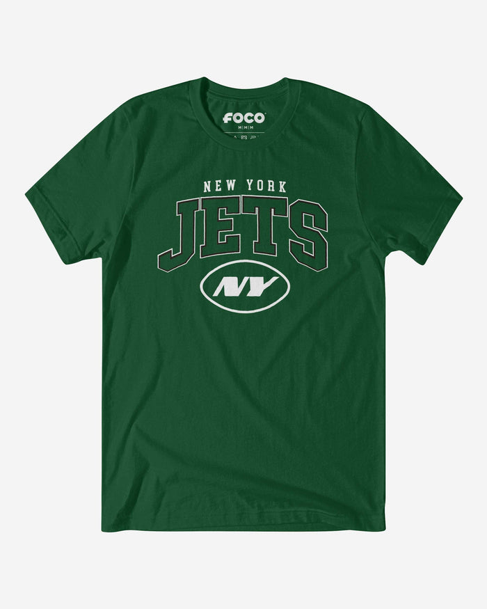 New York Jets Classic Logo T-Shirt FOCO Evergreen S - FOCO.com