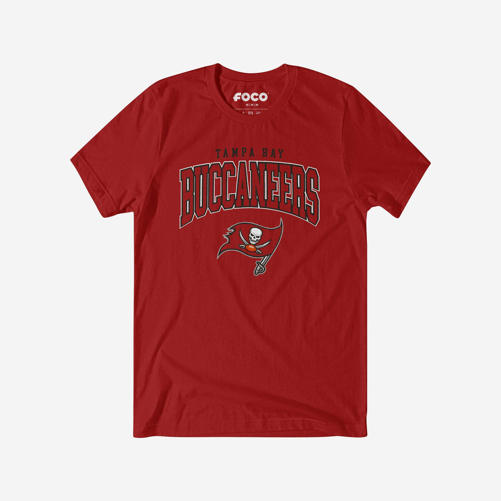 Tampa Bay Buccaneers Classic Logo T-Shirt FOCO Canvas Red S - FOCO.com