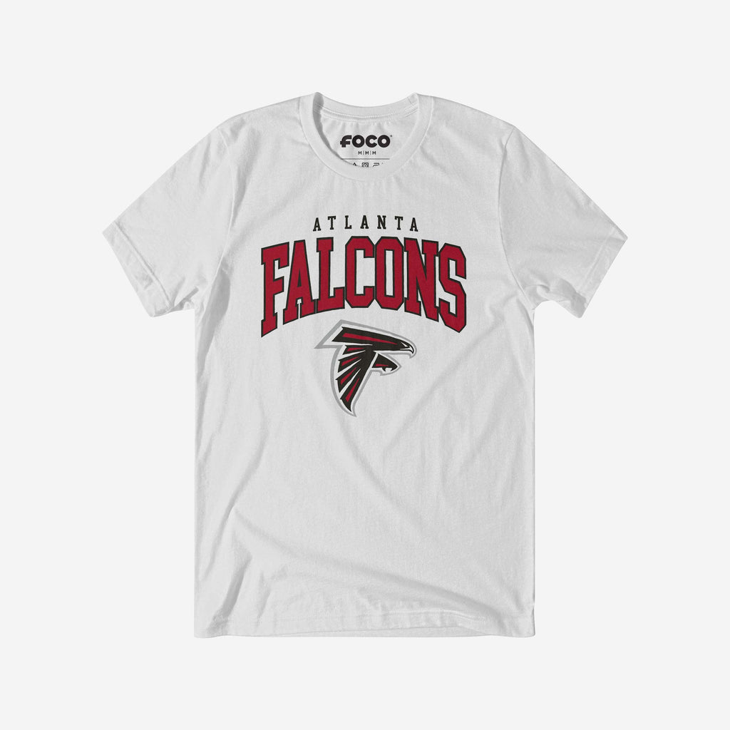 Atlanta Falcons Classic Logo T-Shirt FOCO White S - FOCO.com