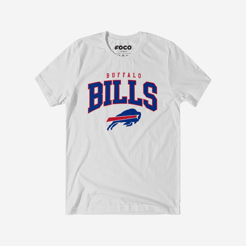 Buffalo Bills Classic Logo T-Shirt FOCO White S - FOCO.com